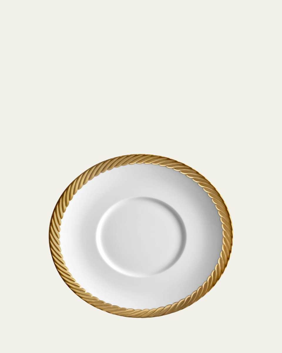 Corde Saucer, White/Gold